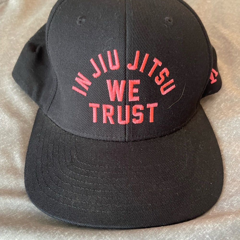 In Jujitsu We Trust hat by Newaza Apparel